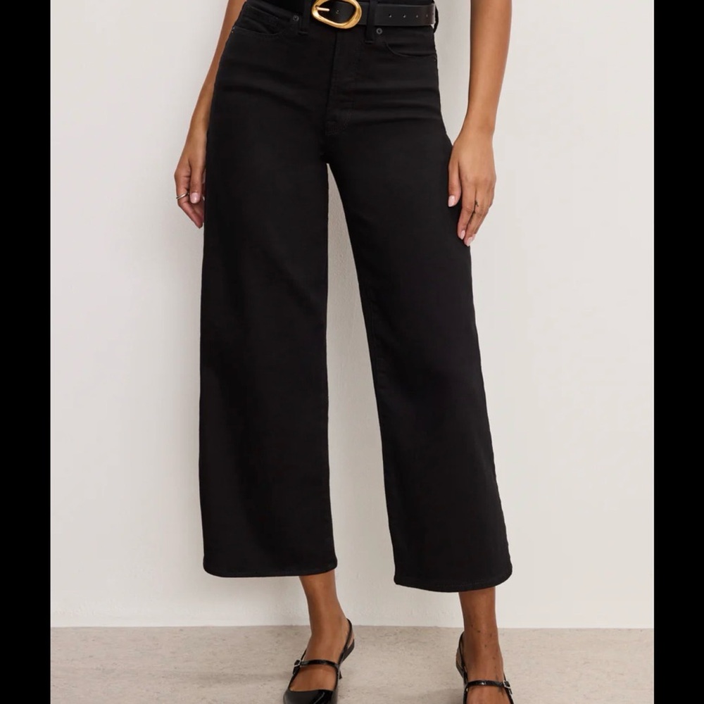 Good American Black Ankle Jeans